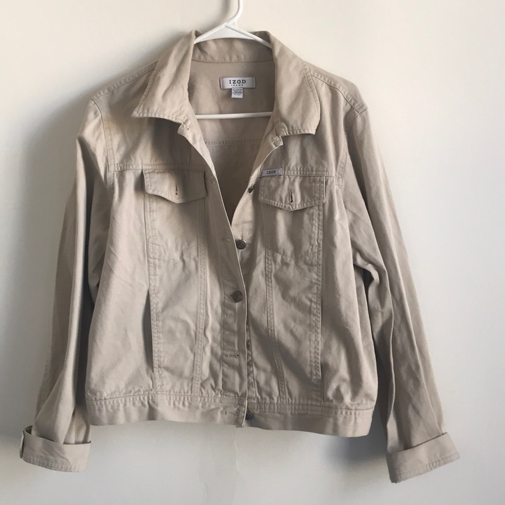 IZOD tan jacket